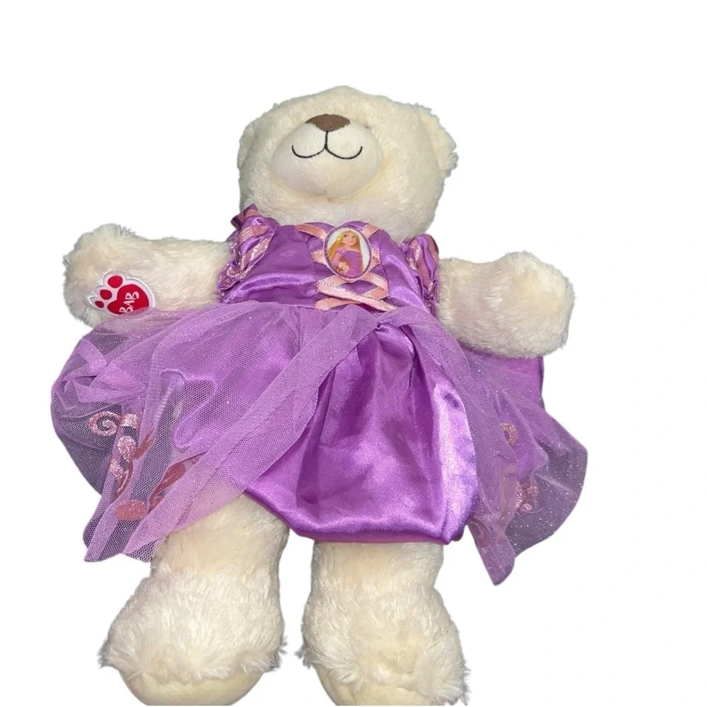 Build a bear workshop bab Disney princess purple rapunzel tangled dress